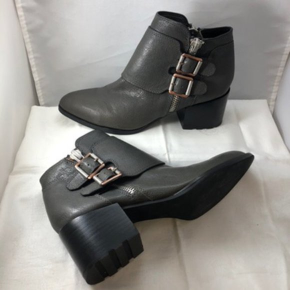 Calvin Klein  - Gray Booties GUC - Picture 1 of 7